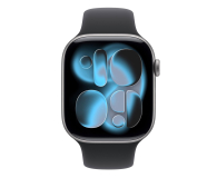 Apple Watch 11 42/Szare Aluminum/Czarny Pasek M/L GPS - 1362398 - zdjęcie 2